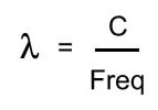 Frequency Wavelength Formula